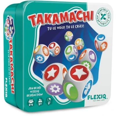 Imagen de Asmodee FlexiQ Takamachi Juegos de Mesa Ambiente y observación Juego Familia niños a Partir 5 años 2 4 Jugadores Versión Francesa
