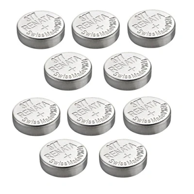 Imagen de Pila de reloj suiza Renata 377, SR626SW o AG4 (1,5 V) 10 x 377 or SR 626 SW plata