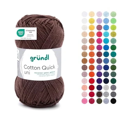 Imagen de Grnido algodón Quick uniQuick Uni 50 g marrón oscuro