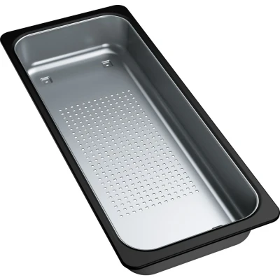 Imagen de Franke 112.0520.497 cesta de rejilla para fregadero Acero inoxidable y bandeja el Cestas bandejas (Cesta fregadero, inoxidable, Negro, 181 mm, 431 59 mm)