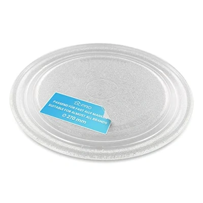 Imagen de DL pro plato giratorio universal de 27cm para microondas cristal redondo con diametro 270mm
