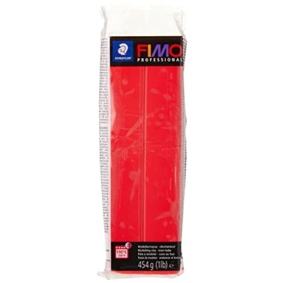 Imagen de STAEDTLER 8041 200 ST Pasta de modelar endurecimiento al horno, Color reinrot (8041 200)