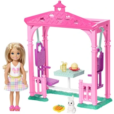 Imagen de Barbie Chelsea, muñeca vamos de Picnic, acceosorios (Mattel FDB34)