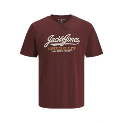 Imagen de JACK &amp; JONES Jprbluhudson SS tee Crew Neck Fst Camiseta, Puerto, S para Hombre