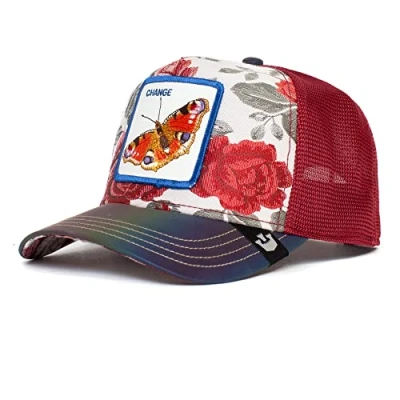 Imagen de Goorin Bros Metamorphosis Butterfly Red Adjustable Trucker Cap