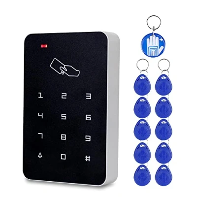 Imagen de OBO HANDS RFID Lector de Tarjetas Control Acceso Independiente con Digital Teclado + 10 TK4100 Teclas para hogar/apartamento/Sistema Seguro fábrica