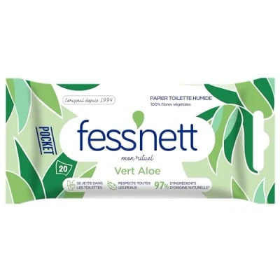 Imagen de Dr Beckmann papel higiénico humidifié verde Ylang Pocket, 1 Pack de 20 Unidades