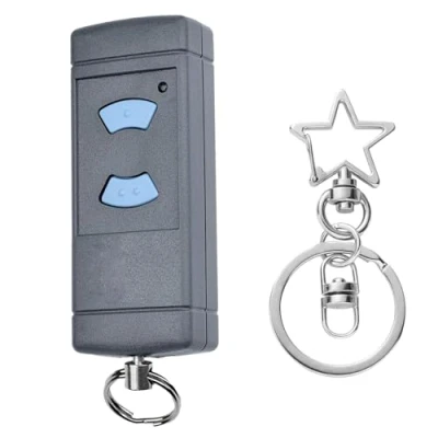 Imagen de 1 Piezas Mando Garaje Universal Duplicador Garaje, Distancia 2 Canales Compatible Con Hormann 868mhz Hse2 868,Hsm2 868,Hs1/2 868,Hsz1/2 868, e Llavero