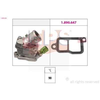 Imagen de EPS 1.880.606 Termostato, refrigerante 90 Made in Italy OE Equivalent VOLVO: XC90 I, V50, S40 II