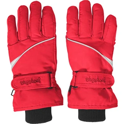 Imagen de Playshoes Thinsulate Ski Gloves, Guantes Unisex Niños, Rojo (Red 8), 3