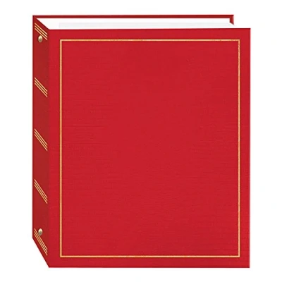 Imagen de Pioneer álbumes de Fotos álbum 100 página magnético Piel sintética con Cubierta Sello Oro Bolsillo