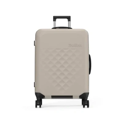 Imagen de Rollink Vega 360 Spinner Estuche ligero y plegable para ahorrar espacio., gris, Check In M, Maleta