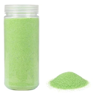 Imagen de Heku 30330 16: Arena decorativa, color verde claro, 750 g, en lata resellable, 750g