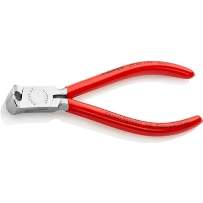 Imagen de Knipex Alicate de corte frontal para mecánicos cromado, recubiertos plástico 130 mm 69 03
