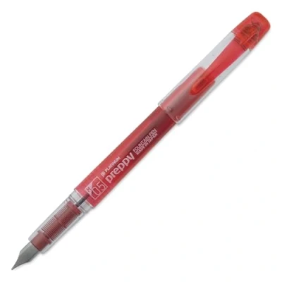 Imagen de PLATINUM Pluma estilográfica, Preppy, punta media, color rojo (1716113.0)