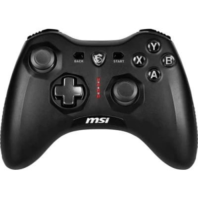 Imagen de MSI FORCE GC20 V2 WHITE Controlador Gamepad Con Cable para PC Cubiertas D Pad Intercambiables, 2 Motores de Vibración, USB 2.0 Cable, Negro