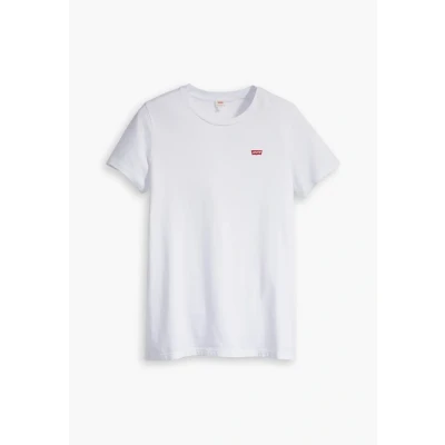 Imagen de Levi&#039;s THE Perfect TEE Camiseta estampada, Mujer, Talla: XL, Woodgrain batwing/white