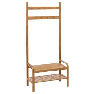 Imagen de Mueble recibidor perchero bambú sostible