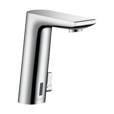 Imagen de Hansgrohe 31100000 Metris S Grifo electrónico de Lavabo con Pila y regulación Manual, Cromo, Temperature regulation