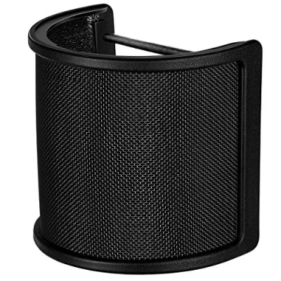 Imagen de Microfono Filtro Antipop Antivento con Strato Schiuma per Studio Registrazione