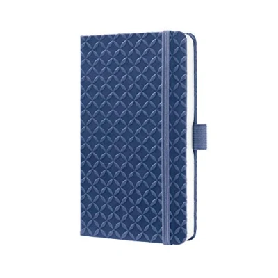 Imagen de SIGEL JN100 Libreta Jolie, tamaño similar al formato DIN A6, rayada, tapa dura, color azul oscuro