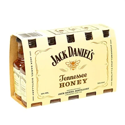 Imagen de Jack Daniel&#039;s Original Recipe Tennessee Honey Liqueur 5cl Miniature 10 Pack