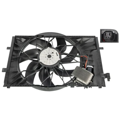 Imagen de FEBI BILSTEIN 171229 Ventilador de radiador 600 con bastidor (armazón) MERCEDES BENZ: Clase C Berlina, Coupé, T modell