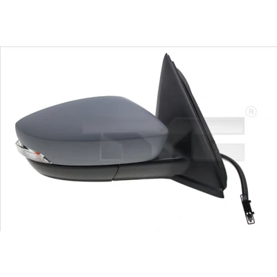 Imagen de Espejo retrovisor Tyc 332 0083 derecha imprimado para ajuste elect. espejo, convexo, calefactable SKODA: Fabia III Hatchback