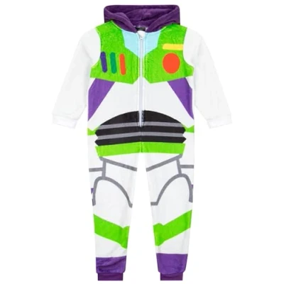 Imagen de Disney Mono Buzz Lightyear Toy Story Pijama Pijamas Polares Polar Niño Blanco 6 7 Años
