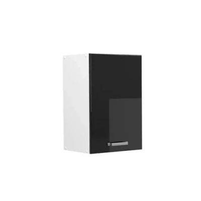 Imagen de Vicco Armario Colgante R Line, Negro Brillo Intenso/Blanco, 40 cm