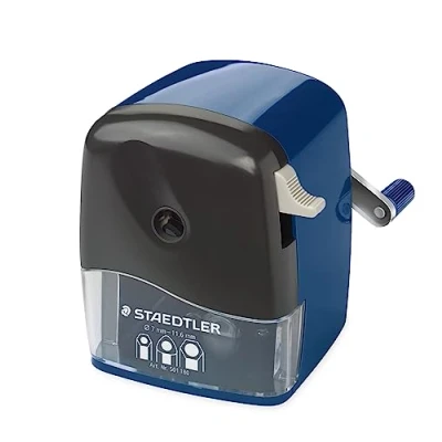 Imagen de STAEDTLER 501 180 ST Manivela Sacapuntas con ajustable puntiaguda Cono