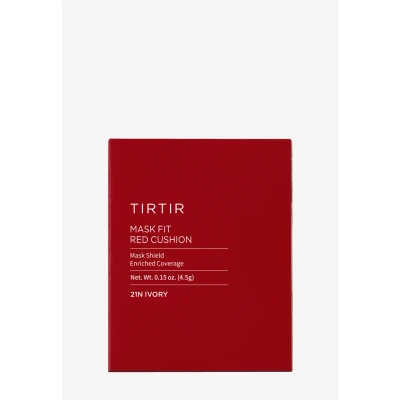 Imagen de TIRTIR Base de maquillaje Red Cushion Mask Fit (21C Cool Ivory, 0.15 onzas líquidas)