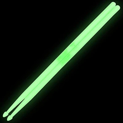 Imagen de OriGlam Baquetas luminosas de 5 A, brillan en la oscuridad, verde