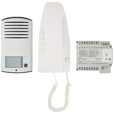 Imagen de Bticino Kit audio 1 vivienda su linea 2000 sfera aluminio