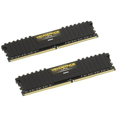 Imagen de Corsair CMK8GX4M2A2666C16 Vengeance LPX 8 GB (2 x 4 GB) DDR4 2666 MHz C16 XMP 2.0 Módulo de Memoria Alto Rendimiento, Negro