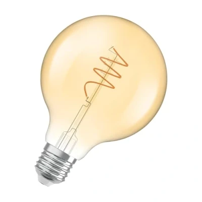 Imagen de OSRAM LED Vintage G95 E27 3,4W 827 Filamento espiral oro