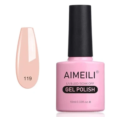 Imagen de AIMEILI Esmaltes Semipermanentes para Uñas Soak Off UV LED De Gel Clivia Miniata (119) 10ml