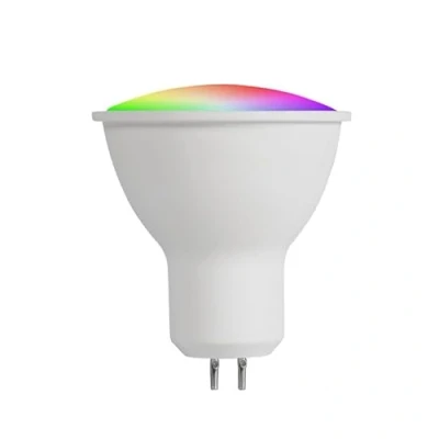 Imagen de ngnsky Wifi GU5.3 RGBCW bombiinteligente Compatible con Alexa, asistente de Google, Control voz,5W(220V)