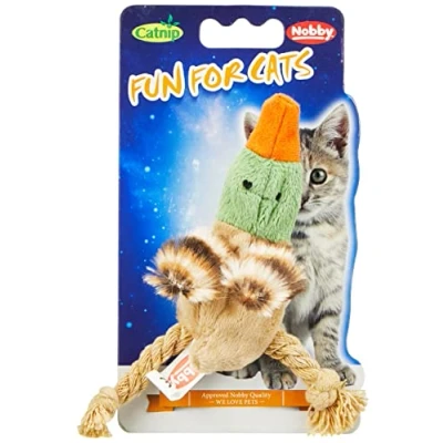 Imagen de Nobby Pato de Peluche con Catnip, 10 cm.