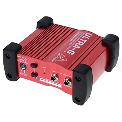 Imagen de Behringer ULTRA G GI100 Batería profesional/DI Box con alimentación fantasma emulación de altavoz guitarra