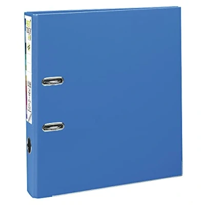 Imagen de Exacompta 53142E 1 Archivador de palanca A4 maxi Prem&#039;Touch Lomo 50 mm Mecánico 55 Dimensiones externas: 32 x 30 5 cm Formato para archivar Color: Azul