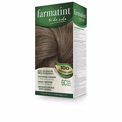 Imagen de Farmatint Tinte permanente Gel 6C Rubio Oscuro Ceniza
