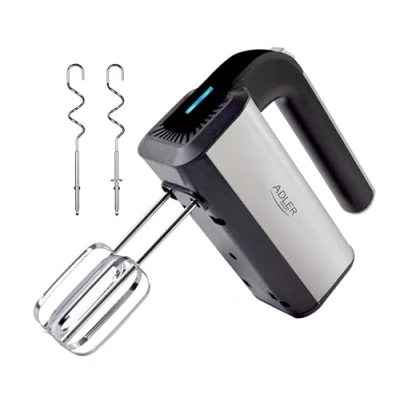 Imagen de ADLER AD 4225 INOX batidora de mano, 800 W, robot cocina, con 3 funciones, color negro/plata