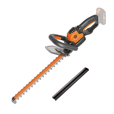 Imagen de Cortasetos 20V Máx.WORX PowerShare WG261E.9 No Incluye batería ni Cargador 46 cm de Peine Empuñadura Ajustable Cabezal pivotante hasta 16mm Corte