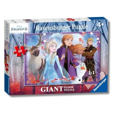Imagen de Ravensburger Puzzle: Frozen 2, Puzzle 4 Años o Más, Puzles Niños Años, Rompecabezas Niños, Puzzle, Regalo Niña Jigsaw, Suelo Frozen, 60pcs