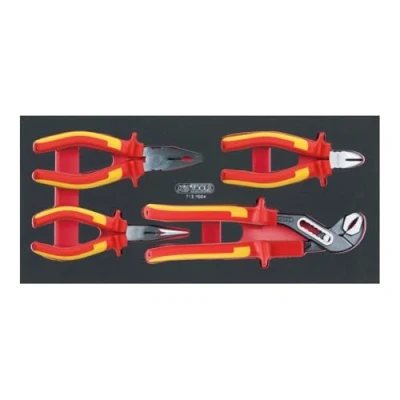 Imagen de KS Tools 713.7004 Conjunto de alicates VDE, 4pcs