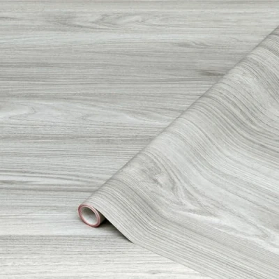 Imagen de d c fix vinilo adhesivo muebles Sangallo gris claro efecto madera autoadhesivo impermeable decorativo para cocina, armario, puerta, mesa papel pintado forrar rollo láminas 67,5 cm x 2 m