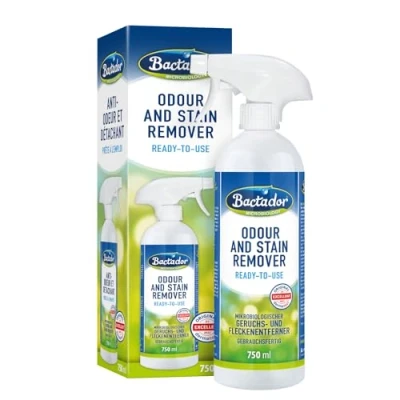 Imagen de Bactador Eliminador de olores Y Manchas 750ml Spray Limpiador Enzimático Biológico para El Hogar, Coche Entorno Animal neutralizador gatos