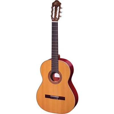 Imagen de Ortega R200L Guitarra de concierto 4/4 para zurdos, madera maciza, funda