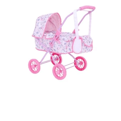 Imagen de Peppa Pig Cochecito de muñecas clásico Incluye Bolso Plegable Altura Carrito 57 cm (Deqube 931PEPA3939)
